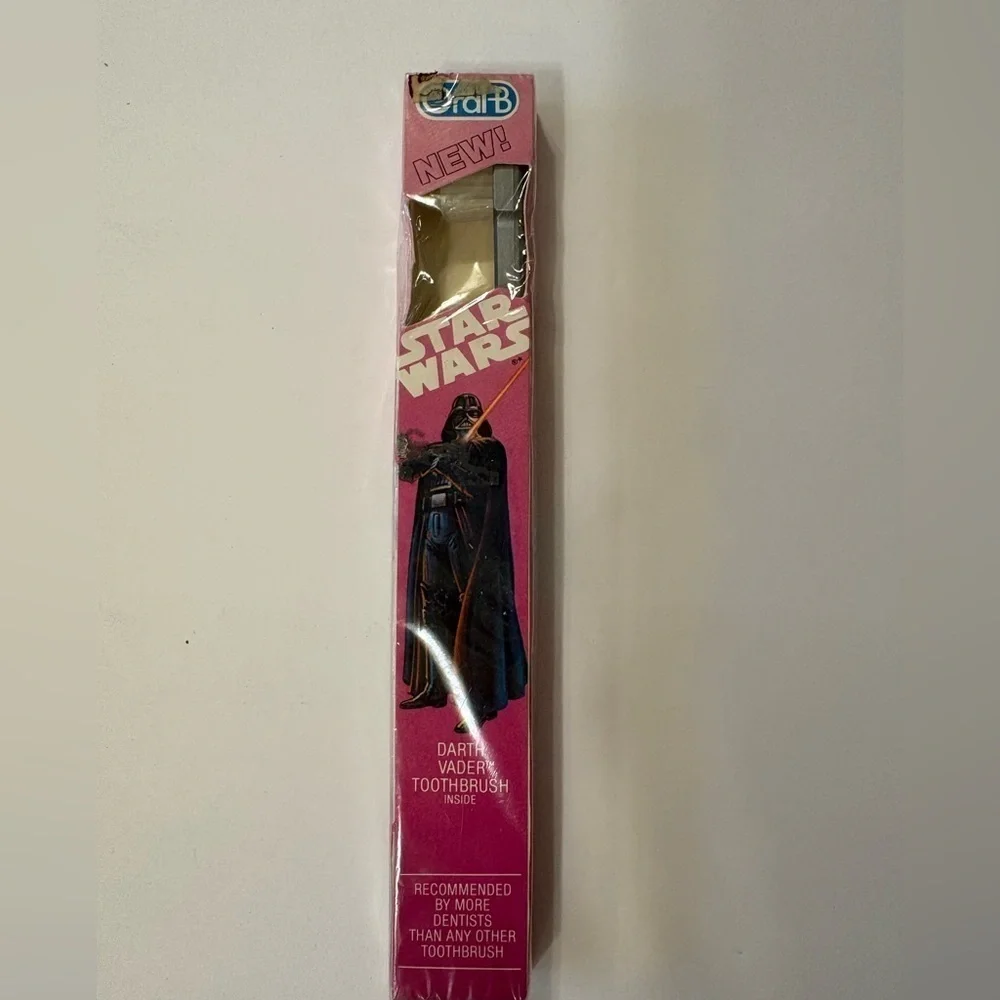 Vintage 1983 Return of the Jedi Darth Vader Oral-B toothbrush NEW